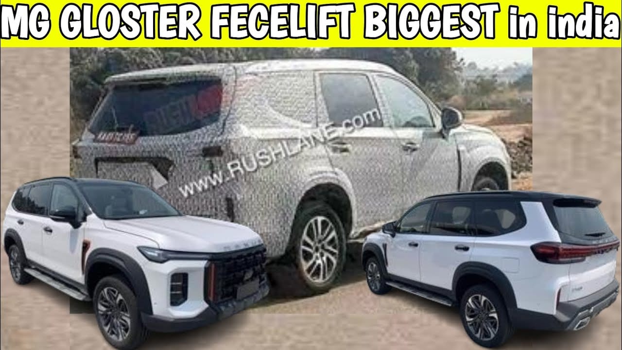 New MG Gloster Facelift