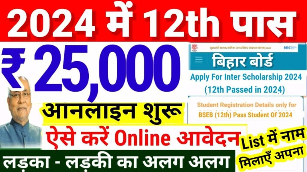 Bihar Board Inter Pass Scholarship 2024 : इंटर पास छात्रों को मिलेगी ₹25,000 की स्कॉलरशिप, जल्द करें आवेदन 1 Bihar Board Inter Pass Scholarship 2024
