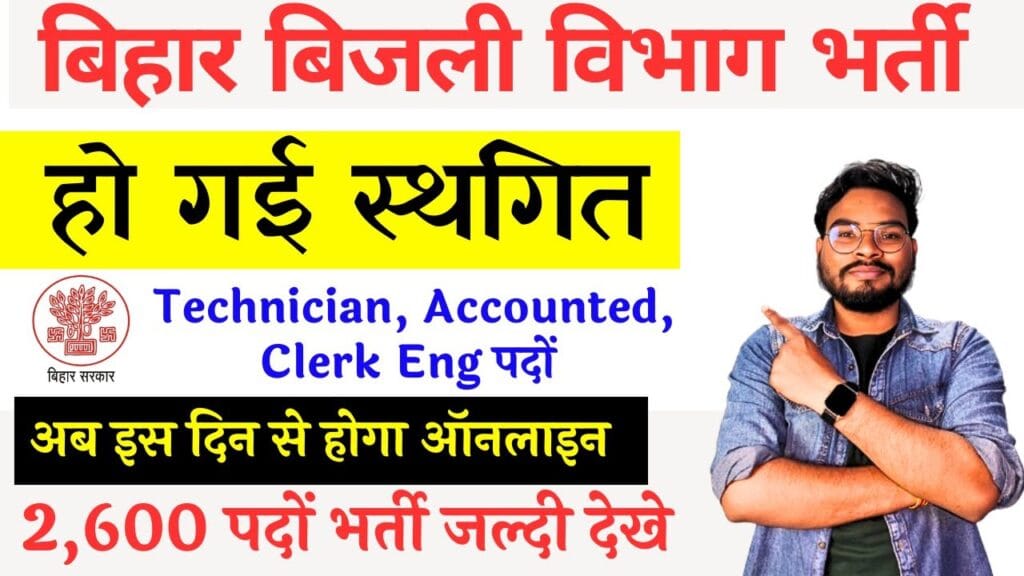Vidyut Vibhag Bharti 2024: बिजली विभाग मे आ गई भर्ती 10वीं पास के लिए, जल्द करें आवेदन 1 Vidyut Vibhag Bharti 2024