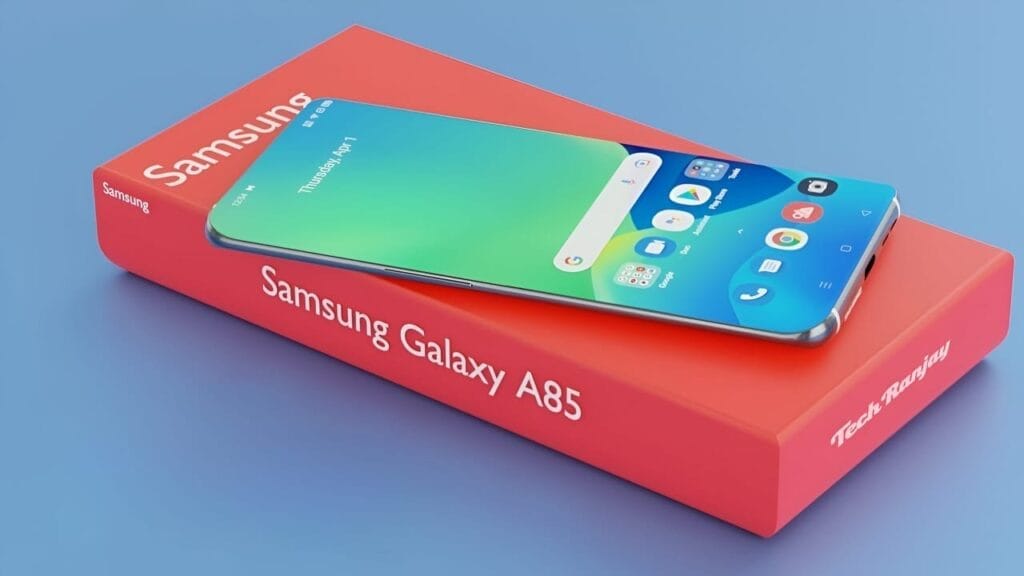 Samsung Galaxy A85 5G Smartphone: Samsung's 300MP Sony camera with 210watt charger 1 Samsung Galaxy A85 5G