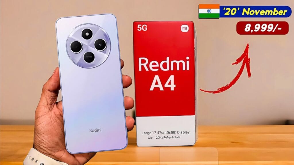 Redmi A4 5G Launched In Budget Format With 8GB RAM And a 50-megapixel Camera, Price And Specifications Revealed 1 Redmi A4 5G